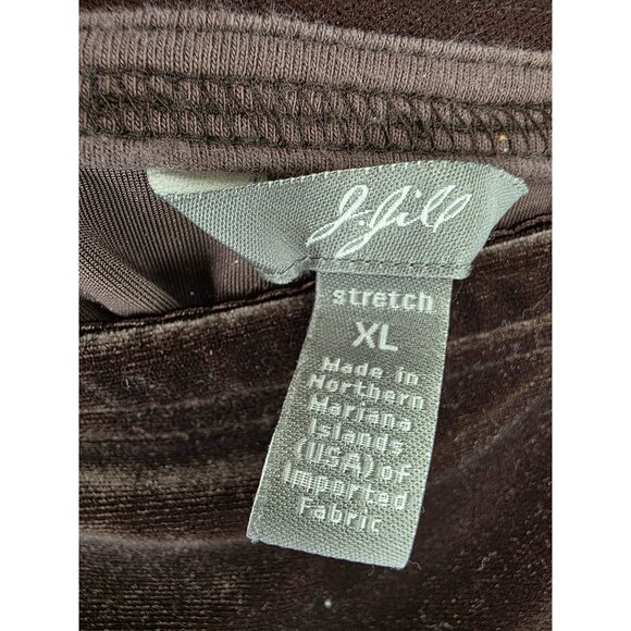 J. Jill Stretch Maxi Skirt Brown XL - Picture 2 of 5